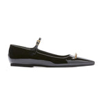 Bow Detail Square Toe Ballerina