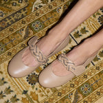 Melita Leather Chain Ballet Flat