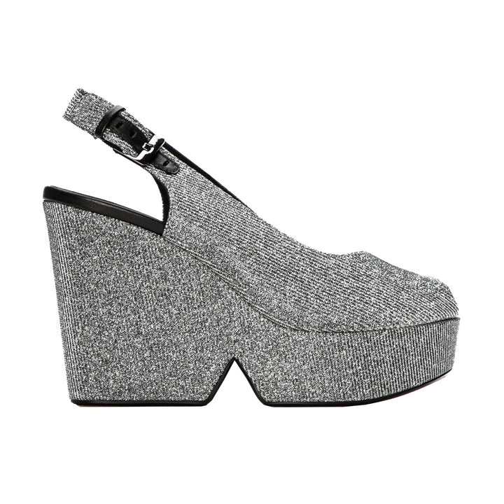 Dylan Metallic Platform Wedge