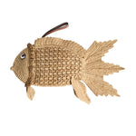 Fish Clutch in Natural Raffia