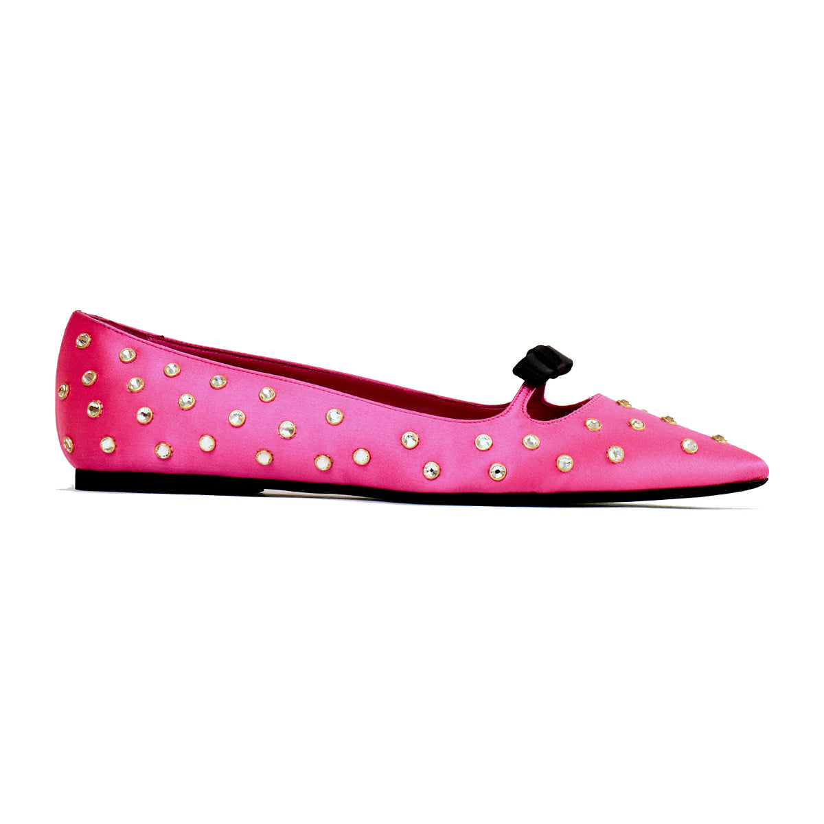 Crystal Embellished Ballet Flat