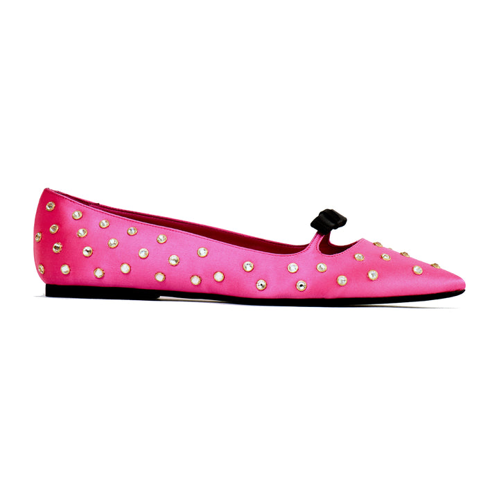 Crystal Embellished Ballet Flat