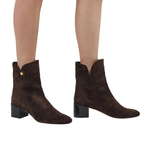 Gaby Mid Heel Ankle Boots