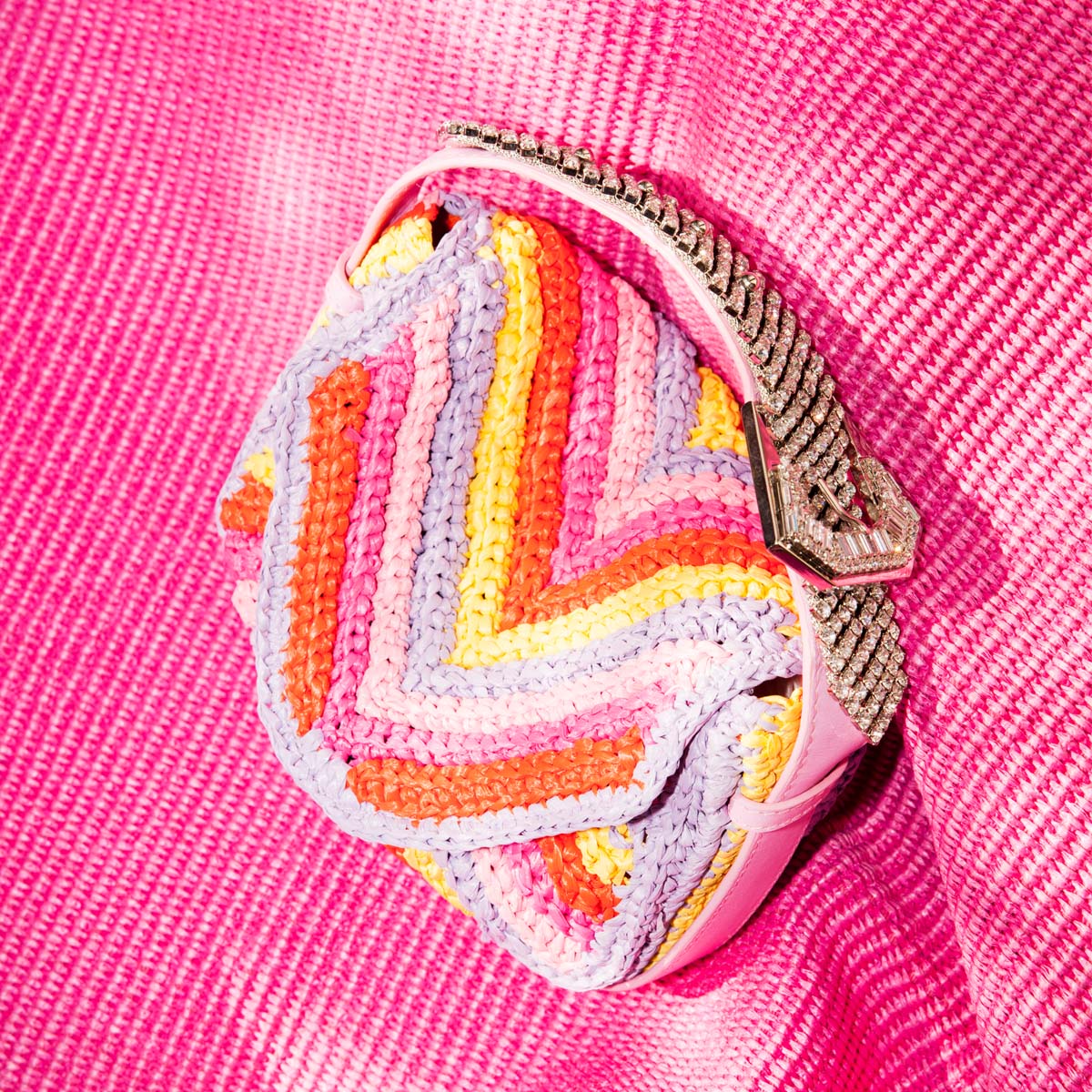Gya Crochet Multicolour Bag