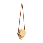 Hermit Crab Raffia Crossbody Bag