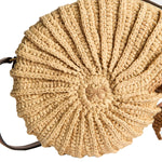 Hermit Crab Raffia Crossbody Bag