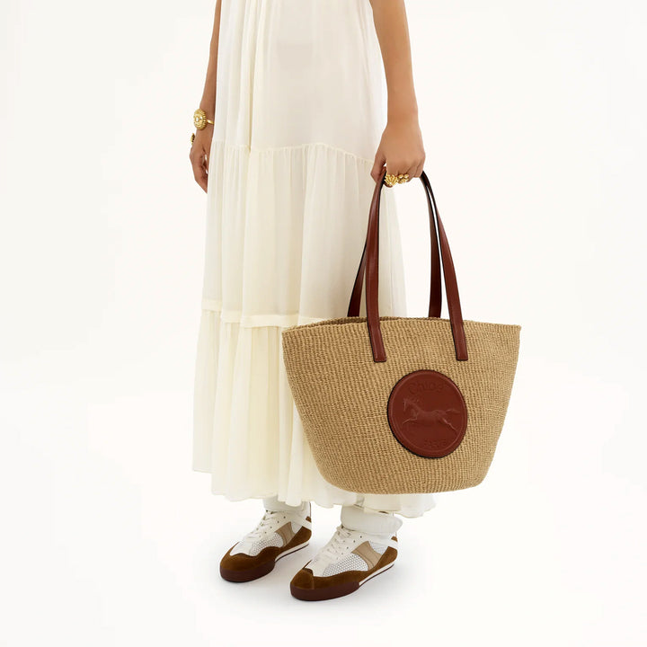 Horse Medal Large Basket Bag