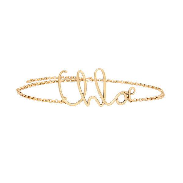 Chloe Iconic Small Metal Belt