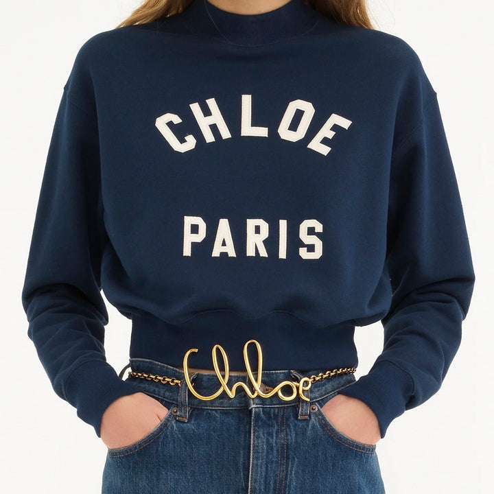 Chloe Iconic Small Metal Belt