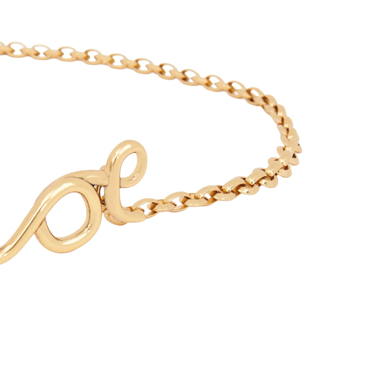 Chloe Iconic Small Metal Belt