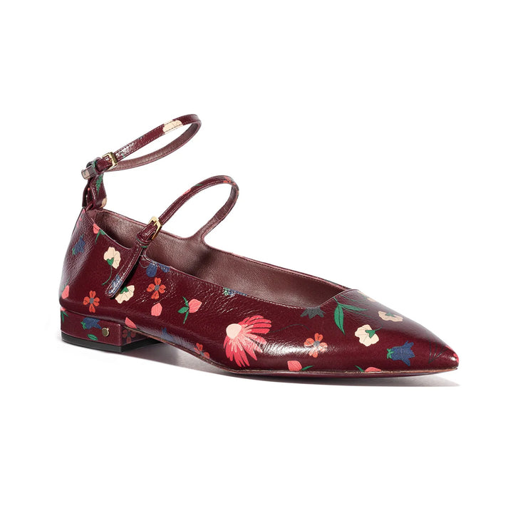 Ilona Flower Double Strap Flat