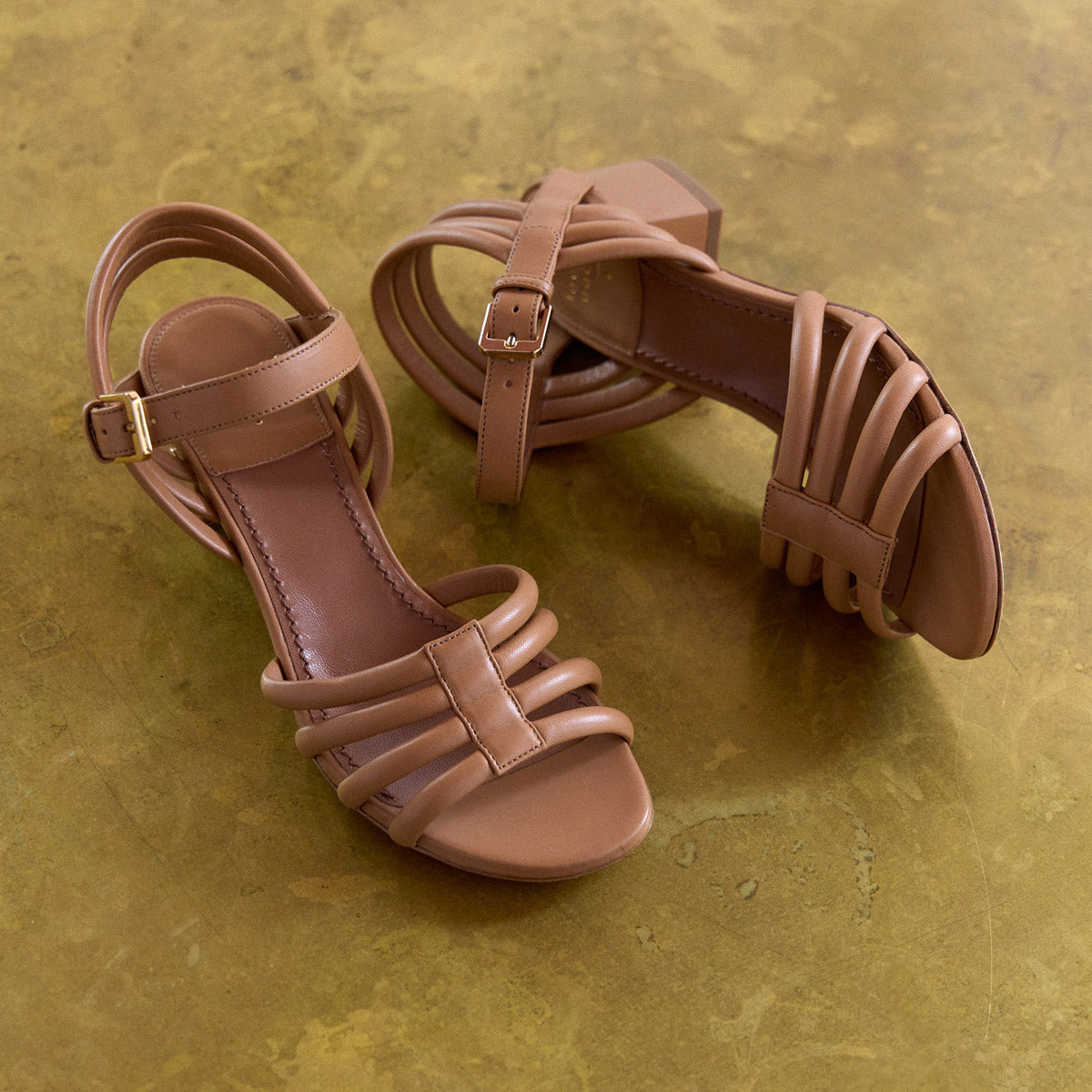 Josie Mid Heel Sandals – Maryon's