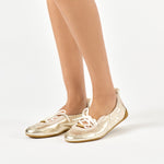 Kick Ballerina Leather Sneakers