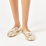 Kick Ballerina Leather Sneakers