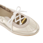 Kick Ballerina Leather Sneakers