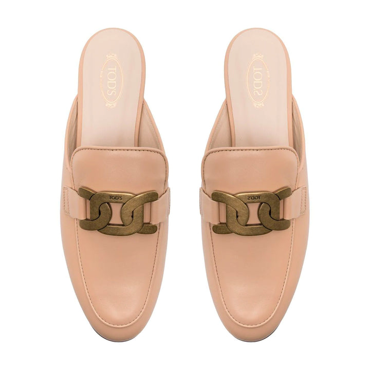 Kate Chain Leather Mules
