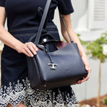 Logo Charm Mini Tote Bag