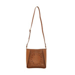 Logo Perforated Crossbody Bag