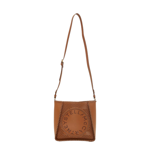 Logo Perforated Crossbody Bag