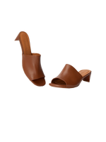 Lux Mid Heel Slides