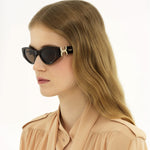 Marcie Acetate Small Cat Eye Sunglasses