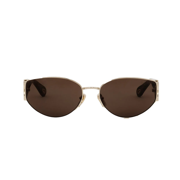 Marcie Cat Eye Metal Sunglasses