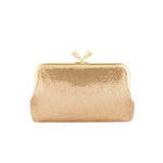 Maud Tassel Clutch Metal Mesh