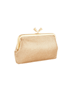Maud Tassel Clutch Metal Mesh