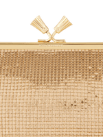 Maud Tassel Clutch Metal Mesh
