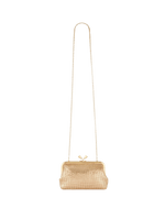 Maud Tassel Clutch Metal Mesh