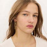Mini Belt Dangling Earrings