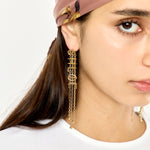Mini Belt Dangling Earrings