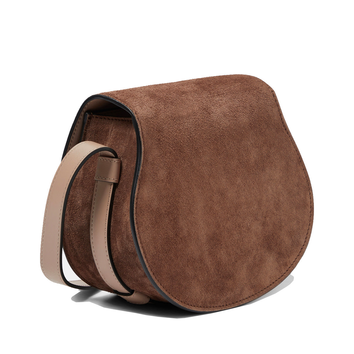 Small Marcie Suede Saddle Bag