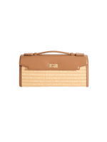 Mortimer Raffia Clutch Bag