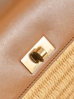 Mortimer Raffia Clutch Bag
