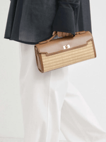 Mortimer Raffia Clutch Bag