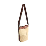 Mortimer Bucket Bag Patchwork Raffia