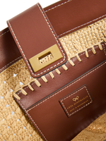 Mortimer Bucket Bag Patchwork Raffia