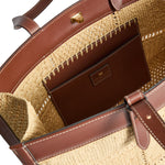 Mortimer Tote Patchwork Raffia