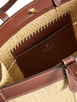 Mortimer Tote Patchwork Raffia