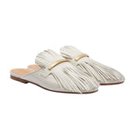 Fringed Leather Mules