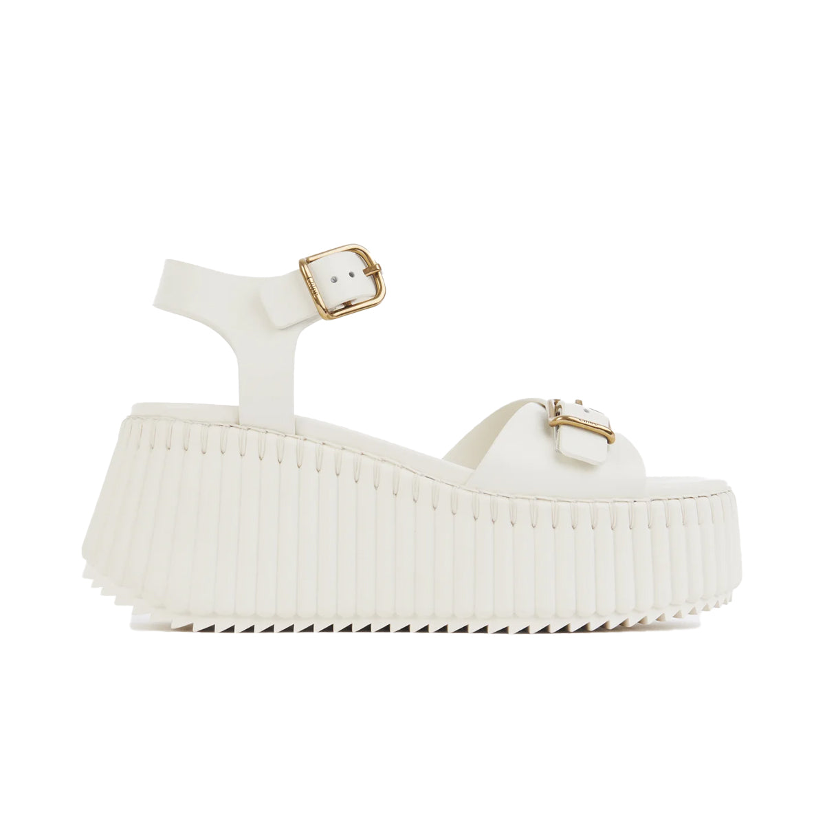 Nama Leather Wedge Sandal