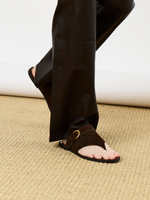 La Nomade Suede Thongs