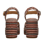 Odina Woven Cotton Platform Sandal