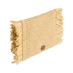 Oversized Raffia Clutch