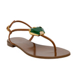 Patrice Crystal Flat Sandal