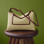 Penelope Raffia Slouch Bag
