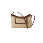 Penelope Raffia Slouch Mini Bag