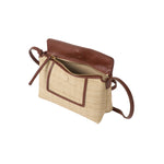 Penelope Raffia Slouch Mini Bag