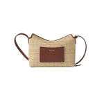 Penelope Raffia Slouch Mini Bag